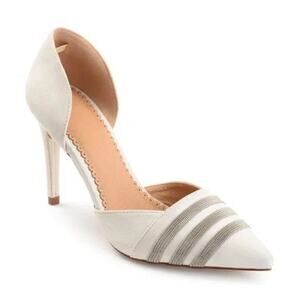 Journee Collection Felicia Pump - Size 6.5M, White